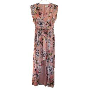 Eliza J Floral High Low Dress